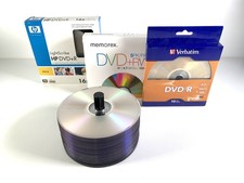 Lot of 71 Total DVD-R DVD-RW CD-R CD-RW Mixed Brands 16x 4.7GB 120 min NEW picture
