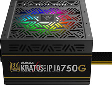 RGB Gaming PC Power Supply 750W 80 plus Gold Certified 750 Watt PSU for Computer picture