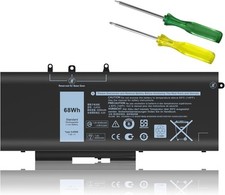 68WH GJKNX Battery Replacement for Dell Latitude 5480 5580 5490 5491 5580 5590 picture