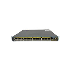 Cisco Catalyst 2960S 48-Port Managed Gigabit Switch WS-C2960S-48FPS-L w/ Stack picture