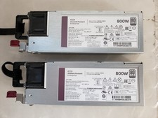 Pair of  HPE HSTNS-PL41-1 800W 80Plus Platinum Power Supply picture