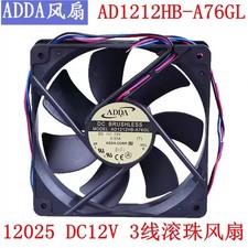 1PCS ADDA AD1212HB-A76GL 120x25 DC 12V 0.37A Quiet Computer Case Cooling Fan picture