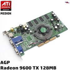ATI RADEON 9600TX 128MB AGP Graphics Card for Old Games picture