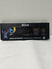 Disney Stitch Wired Keyboard Ergonomic Design USB Wired Plug & Play Multicolor picture