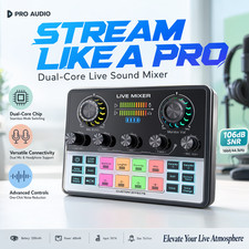 Sound Card Mixer Multi‑Scene Mode Switch Dual‑Core Chip for Content Creator Live picture
