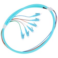 LCOM3 6 Pigtail 6 Strand Multimode 50/125 LCUPC Fiber Pigtail 1.5m picture