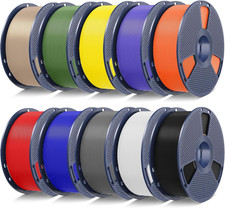 PLA+2.0 3D Printer Filament, Multicolor, 10-Pack (10KG) picture