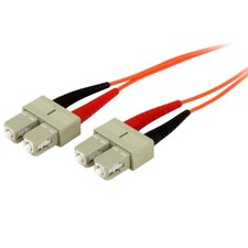 Startech IT 50FIBPSCSC3 3m Fiber Optic Cable SC/SC OM2 Plenum picture