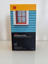 Kodak 1 Cartridge & 80 Sheets Paper For Kodak Printer Dock PHC-80 New Sealed picture