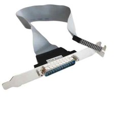 FC 2.54mm 25Pin Mainboard Motherboard Parallel LPT DB25 Print Port Bracket Cable picture