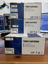 Bulk Lot: 8x TN830XL High-Yield Black Toner Cartridges (Compatible Replacement) picture