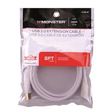 Monster 6 Ft High Performance USB 3.0 Extension Cable - New in Bag - 141098-00 picture