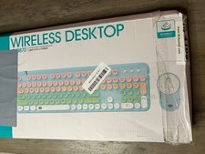 FD 2.4GHz Wireless Keyboard and Mouse Set with Switch Button Full-Size Keyboard picture