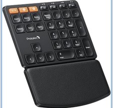 ProtoArc EK04 N Wireless Numeric Keypad Bluetooth 2.4G Wrist Rest Black New picture