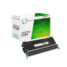 TCT C734A1YG For Lexmark C734 C736 C738 Yellow Premium Compatible Toner picture