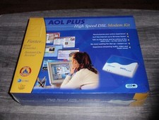AOL Plus High Speed DSL Modem Kit New Complete Sealed In Box Actiontec Qwest USB picture