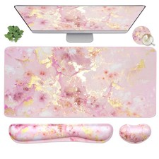 4-in-1 Large Gaming Mouse Pad, Keyboard Wrist Rest and Extended Desk Mat picture