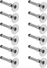 12 Pcs Silver Universal Stylus Replacement Tips,Universal Disc Tips round Shape picture