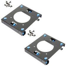 2Pcs Reusable Metal Internal Hard Drive Adapter Bracket for Desktop Pc Storage picture