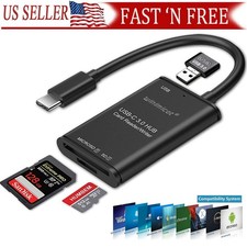 USB C SD Card Reader for iPhone 15 16 17/iPad Pro/MacBook, USB-C Type-C 1 picture