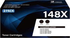 148X Toner Cartridge (with Chip) Replacement for HP 148X W1480X 148A W1480A Kit picture