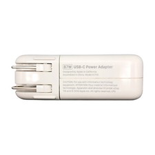 Genuine Apple A1719 87W USB-C Power Adapter MacBook Pro Block Charger picture