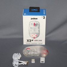 Pulsar X2H Wireless/Wired Gaming Mouse UltraLightt Superclear Limited Edition picture