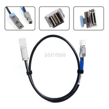 IBM 6Gbps Mini SAS HD High Density SFF-8644 to SFF-8088 External Cable 1M picture