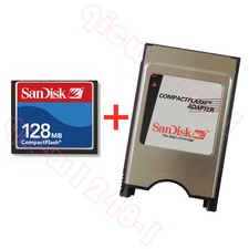 128MB CNC CF Compact Flash card+CF-PCMCIA Adapter  For CNC ATA PC Adapter FANUC picture