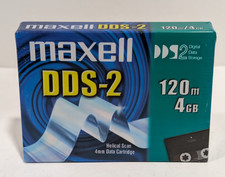 MAXELL DDS-2 Digital Data Storage Cassette / Cartridge 120m 4GB - NEW & SEALED - picture