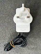 Amazon 15W Power Adapter UK plug socket for Echo Dot, Pop and Show | NEW picture