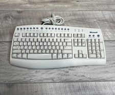 Vtg Microsoft Internet Keyboard Pro RT9441 USB & PS/2 Port Hub - Works GREAT picture