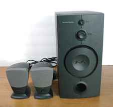Harmon Kardon HK395 E2XHK395 PC Subwoofer & 2 Satellite Speakers Set picture