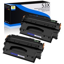 2PK Black Q7553X 53X Toner Cartridge For HP LaserJet M2727 M2727nf M2727nfs MFP picture