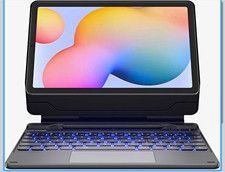 Dexnor Magnetic Backlit Keyboard Folio w/ Trackpad Pencil Holder Tab S6 Lite picture