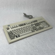 1995 IBM Model M Clicky Mechanical Keyboard 92G7453 Lexmark Missing Keycaps picture