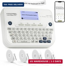 SUPVAN E12 Keyboard & Bluetooth Label Maker Machine with 4 Tapes picture