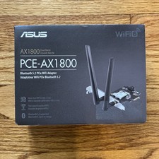 ASUS PCE AX1800 WiFi 6 Bluetooth 5.2 Network Adapter 1800 Mbps WPA3 Security picture