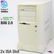 2x ISA Slot Abit AB-BX6 2.0 Pentium II Computer PC Windows 98 Matrox 256MB 10GB picture
