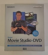 Sony Vegas Movie Studio + DVD Platinum Edition New Open Box Complete picture