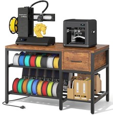 3D Printer Stand W/ Filament Storage – Heavy Duty Metal 3D Printer Table W/ picture