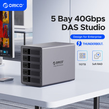ORICO 5 Bay Hard Drive Enclosure DAS Solution Series USB3.0 110TB HDD Alu Fan1 picture