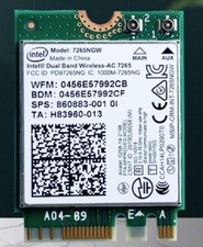 Intel Dual Band Wireless-AC 7265 7265NGW Half Mini PCIe WiFi BT Combo Card picture