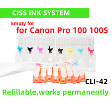 Empty Cis ciss ink system for Canon Pro 100 100S Printer cli-42 cartridge  picture