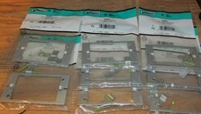 LOT OF 8 PANDUIT MWBA1 SINGLE GANG WALL BOARD ADAPTERS, NEW - SEALED PACKAGES picture