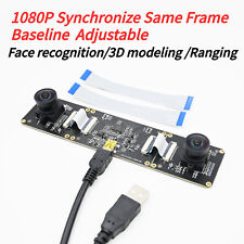 1080P USB Camera Module Dual Lens 2MP Synchronous Same Frame,Baseline Adjustable picture