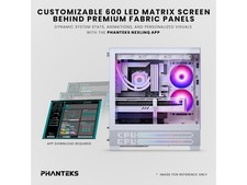 Phanteks XT View Matrix Mid-Tower ATX Gaming PC Case, 600-LED Matrix Display, picture