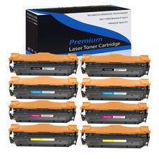 8PK Color Toner CC530A CC531A CC532A,CC533A 304A Set for HP LaserJet CP2025dn picture