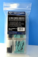 CleerLine SSF-LC-MMFPC-10 (10 pack) LC/UPC MM Connectors OM3-4 50/125 Micrometer picture