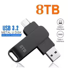 USB 3.2 Dual Type-C & USB Flash Drive Metal High Speed Memory Stick 1TB 2TB picture